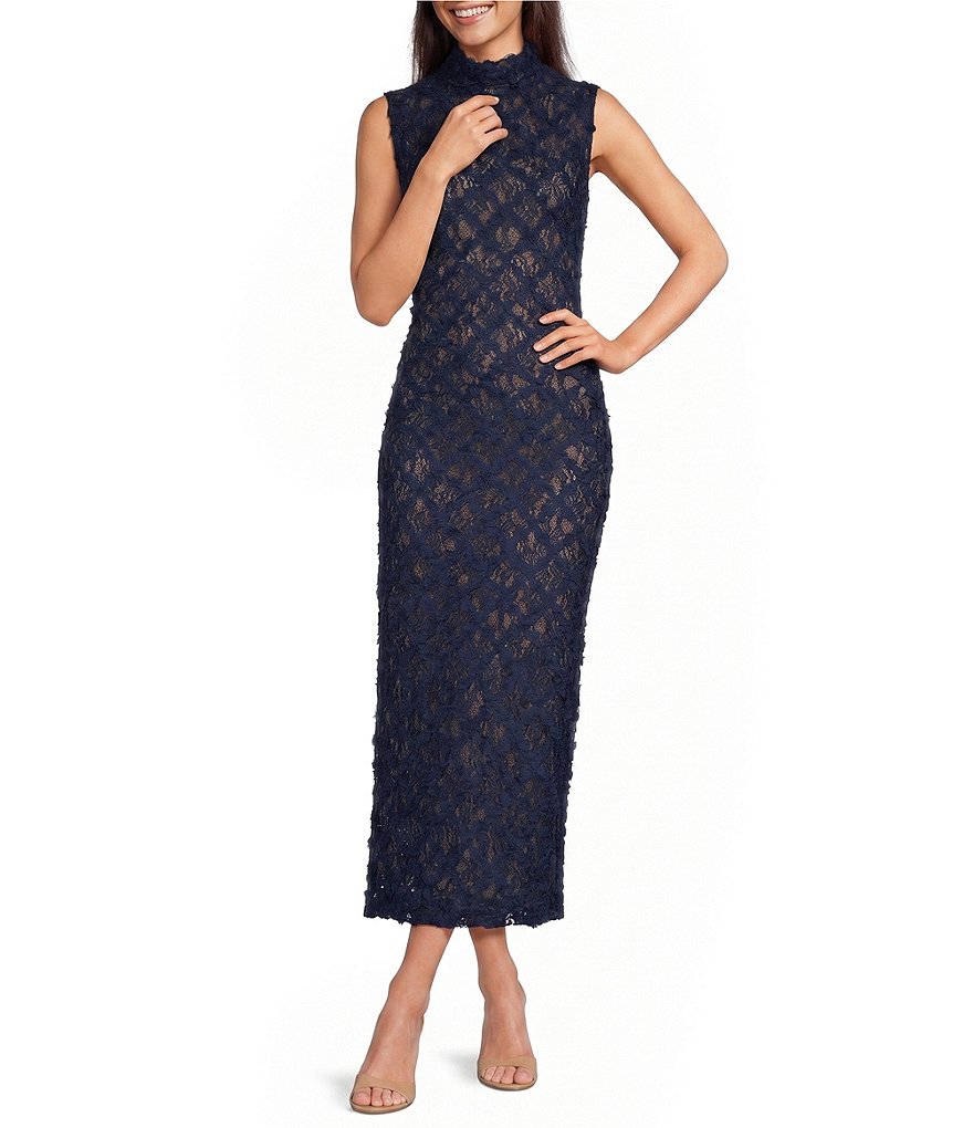 Sleeveless Mockneck Presley Dress
