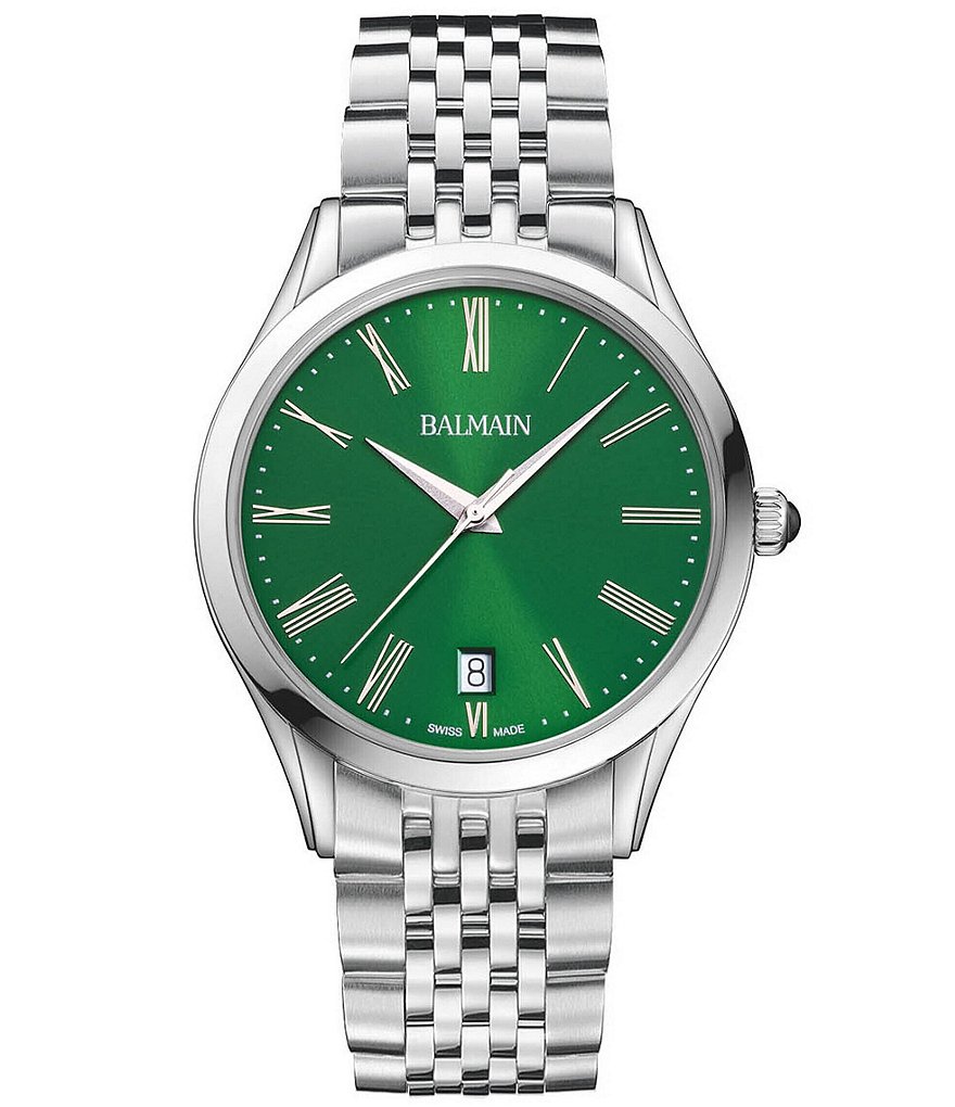 balmainメンズウォッチ Balmain Paris Men's Quartz Analog Stainless Steel Bracelet Watch