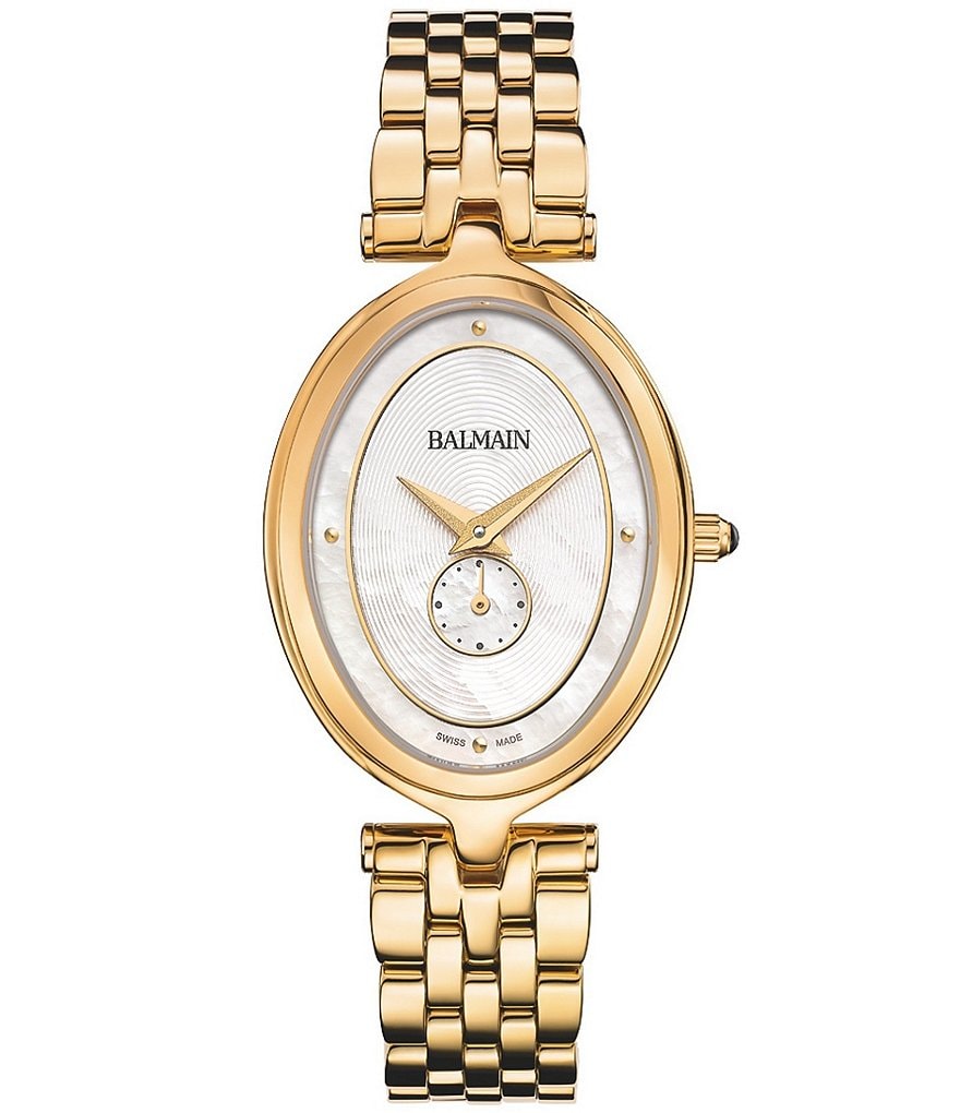 Balmain Paris Women's Quartz Analog Oval Stainless Steel Bracelet