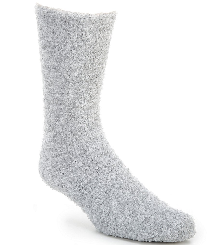 Barefoot Dreams CozyChic® Heathered Women's Socks - Graphite/White
