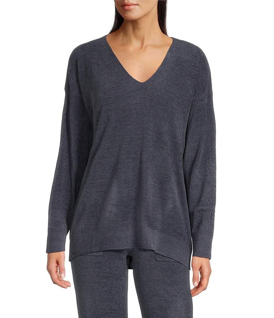 Barefoot Dreams CozyChic Lite V-Neck Seamed store Pullover