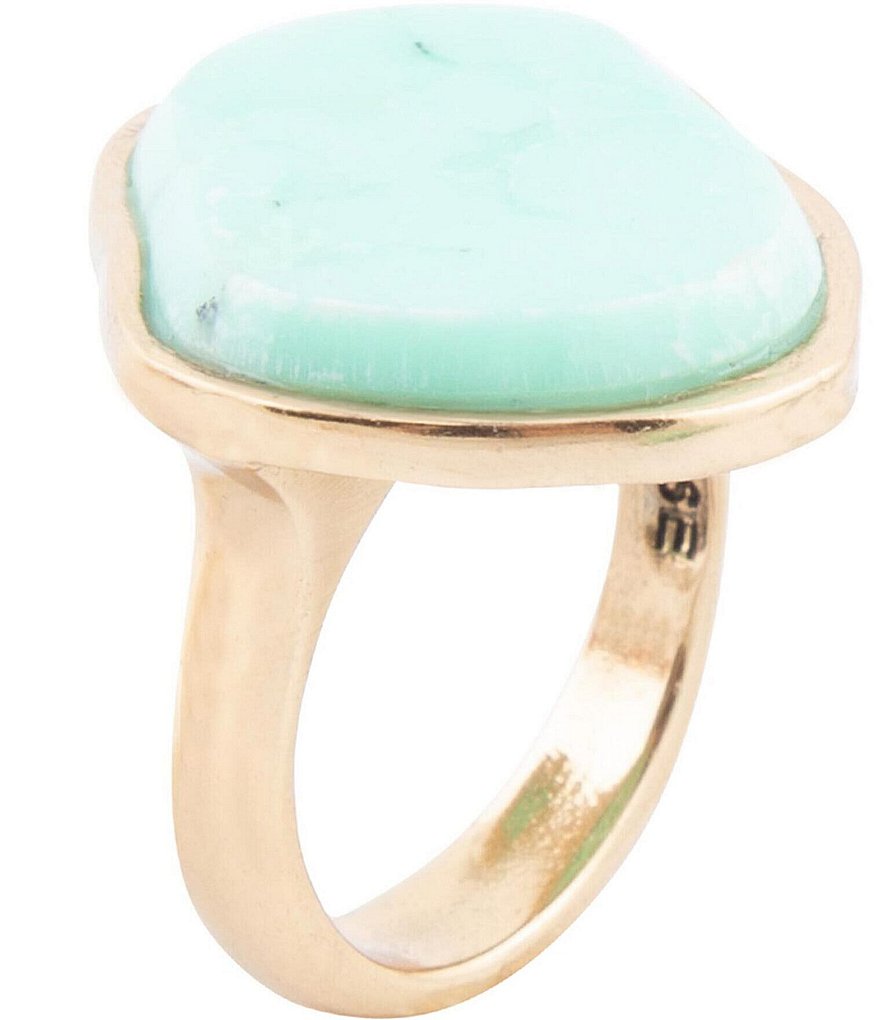 Barse Bronze And Chrysoprase Genuine Stone Statement Ring | Dillard's