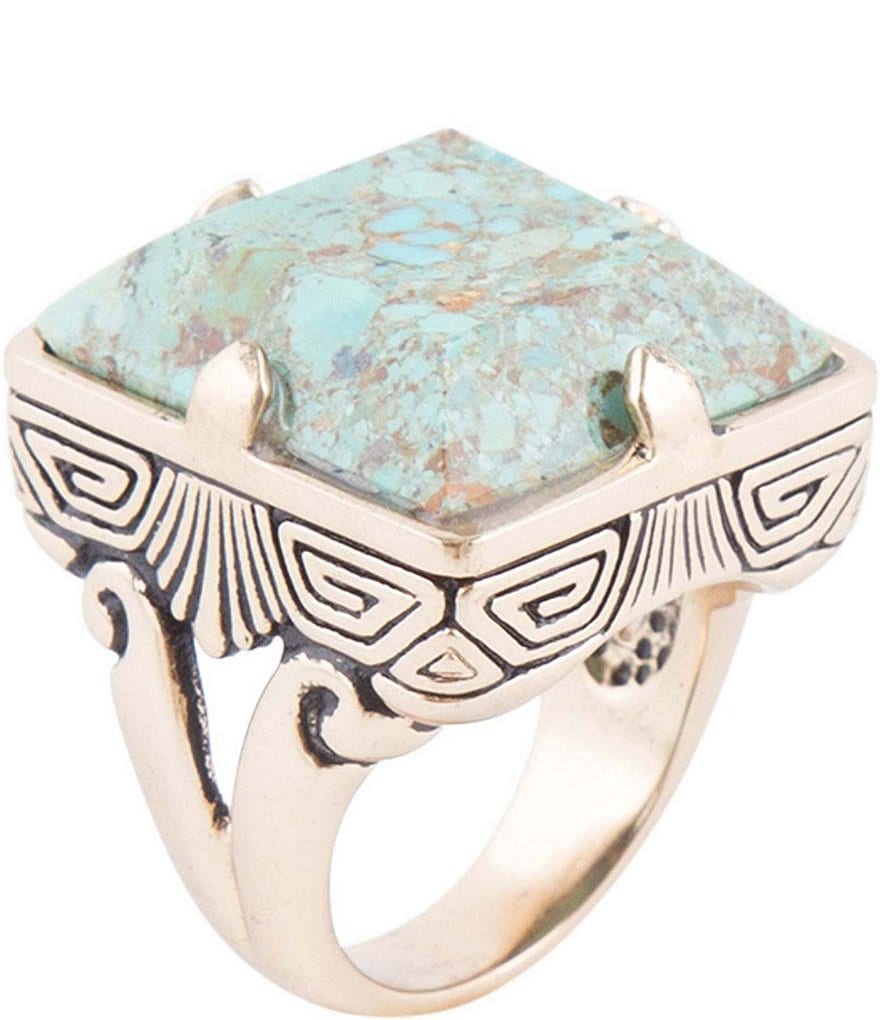 Fancy Design Sterling Silver Turquoise Copper Composite Stone Girls Ring at  Rs 500/piece | Sterling Silver Rings in Jaipur | ID: 25223845112