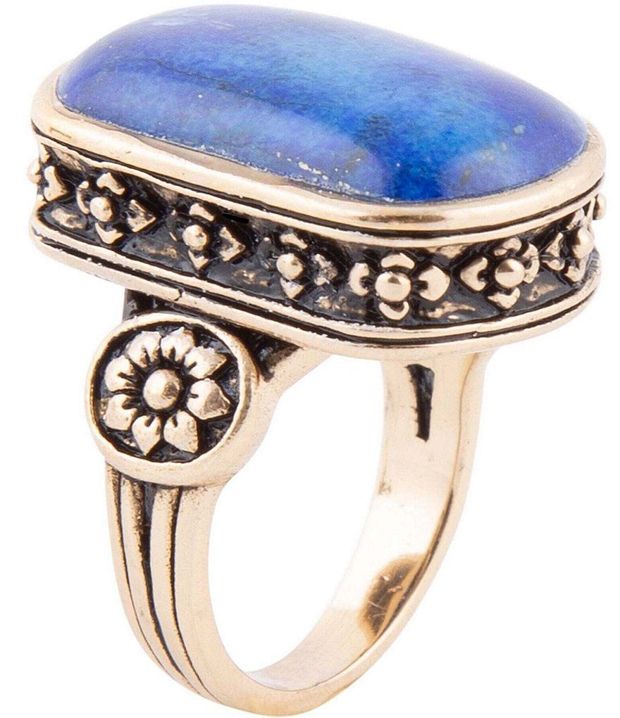 Barse Bronze and Genuine Lapis Stone Statement Ring | Dillard's