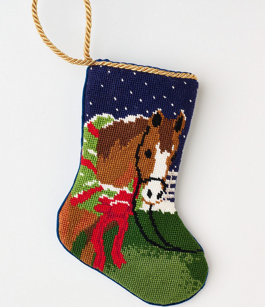 Debra JordanBryan Santa Claus Needlepoint Stocking Kit Christmas