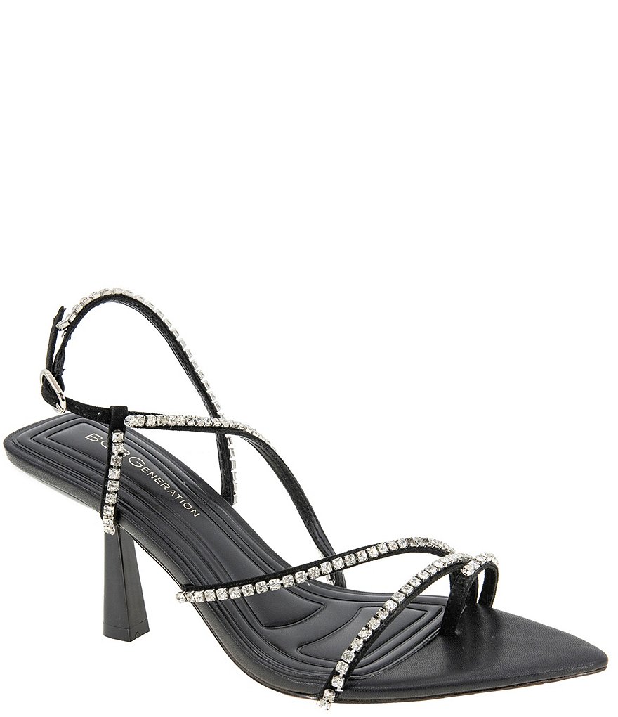 公式通販サイトセール BCBGeneration Ilta Pointed Embellished Rhinestone Suede 2 ライト・ランタン