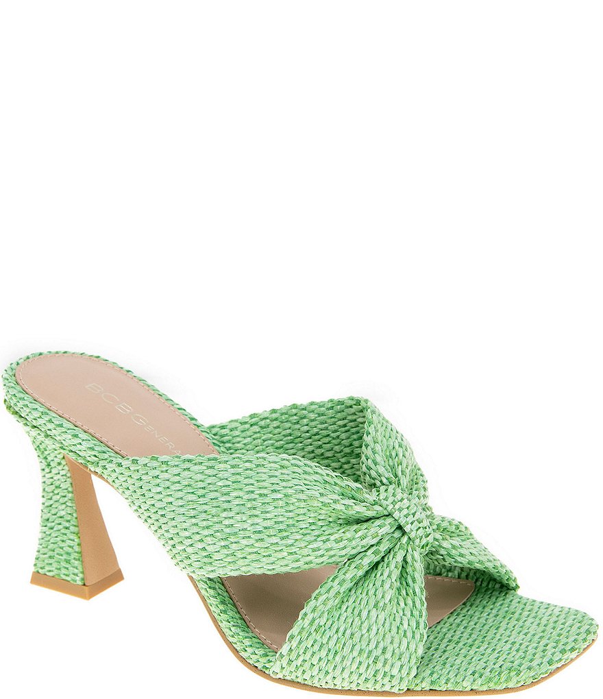 BCBGeneration Rooba Raffia Dress Slides | Dillard's