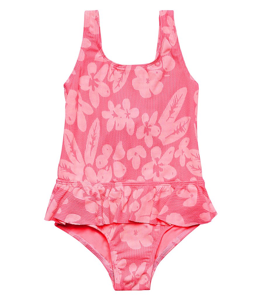 Beach Lingo Big Girls 7-16 Floral-Printed One-Piece Swimsuit | Dillard's