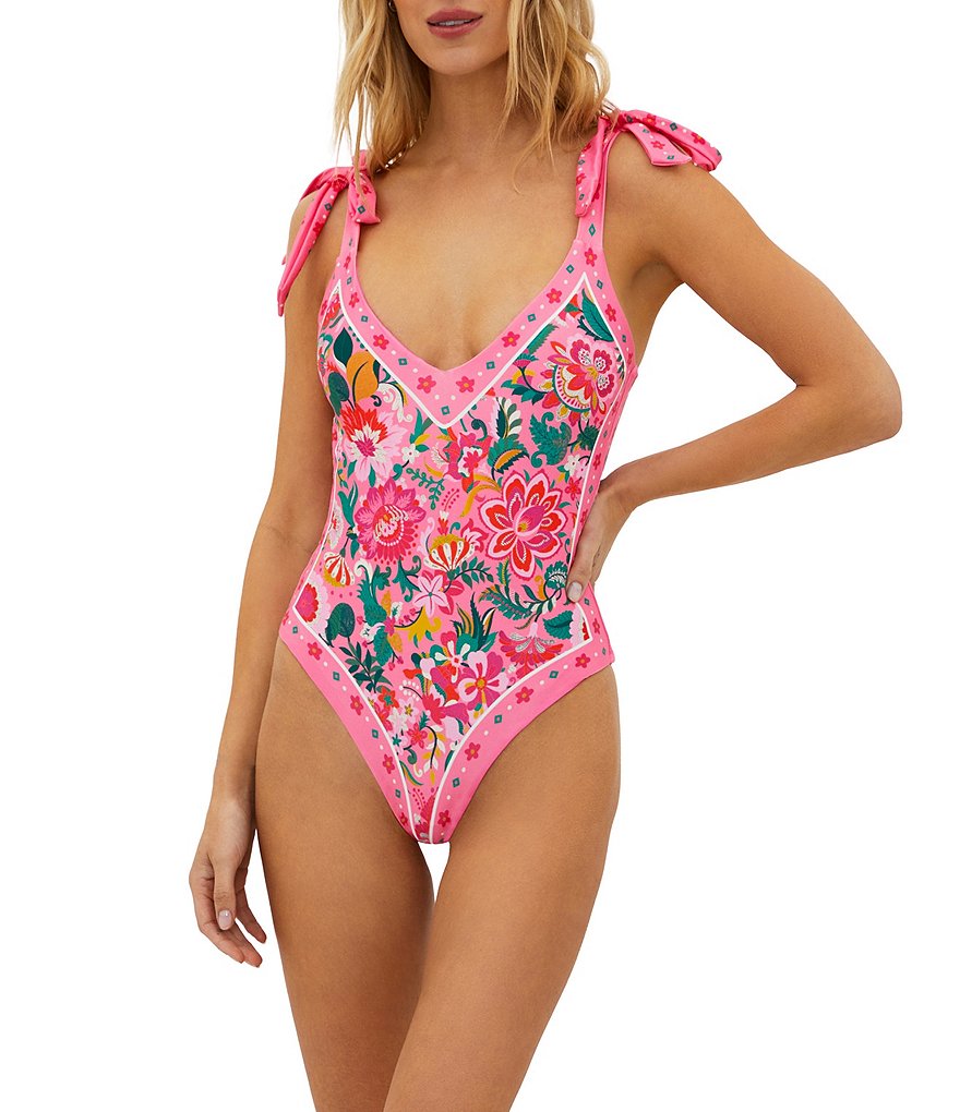 LA発 BeachRiot Priscilla One Piece Fruit Market Beach Riot | Akira One Piece Passion Flor | One Piece