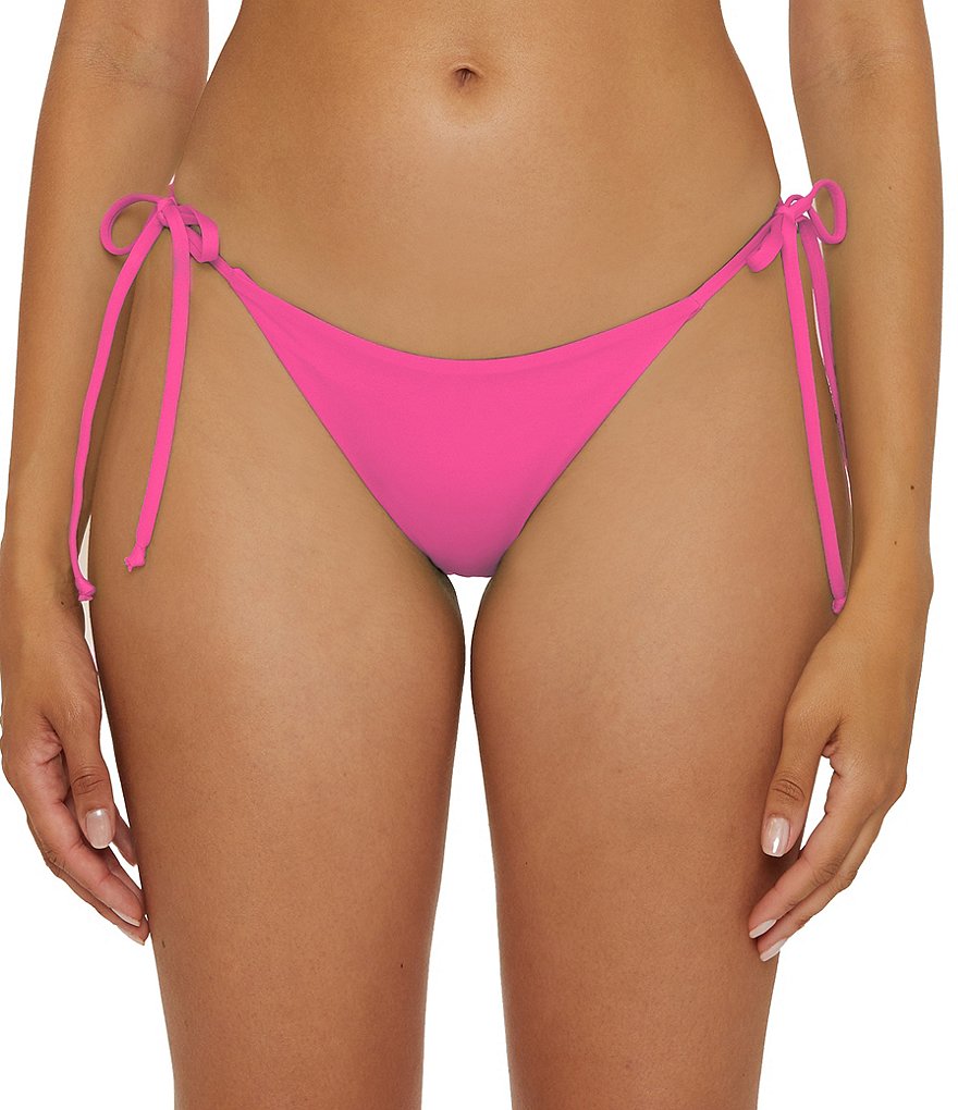 Becca By Rebecca Virtue Color Code Triangle Swim Bra Top & Tie