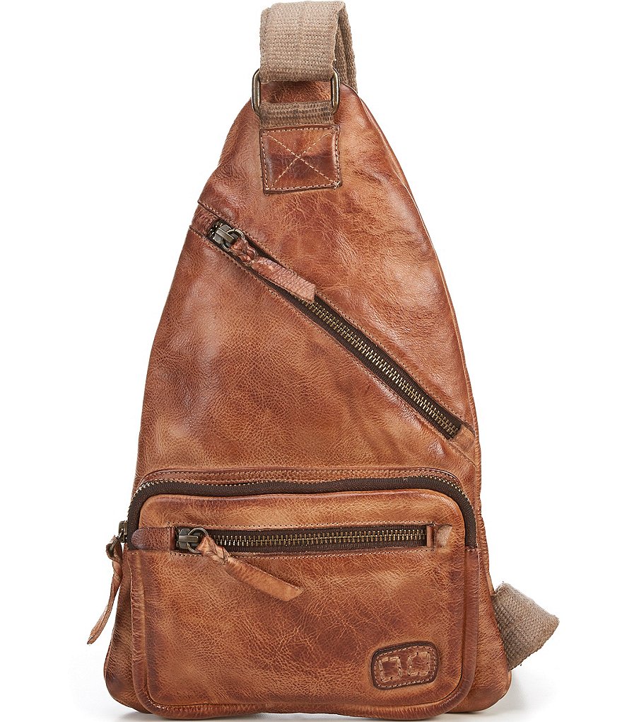 Personalized Genuine Leather Sling Bag, Men's Chest Bag, Vintage Shoulder  Bag, Travel Bag Daypack Crossbody Bag, Cycling Front Bag Backpack - Etsy  Israel
