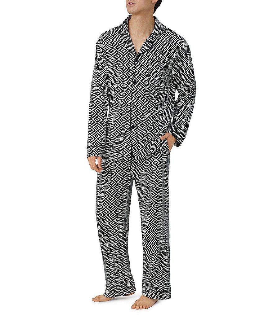 BedHead Pajamas Long Sleeve Diamond Deco 2-Piece Pajama Set | Dillard's