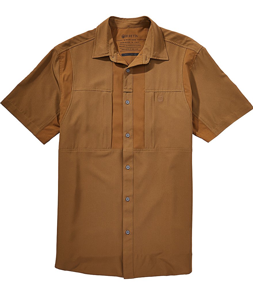 【24SS】アキラナカ Consuelo shirt ベスト ベルト ダブル S Beretta TKAD Flex Short-Sleeve Woven Shirt | Dillard's