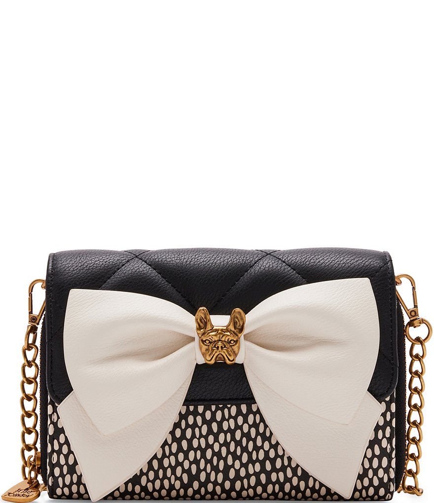 Betsey Johnson Big Bow Tote in Black