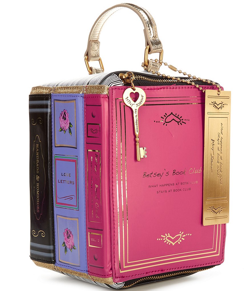 Betsey Johnson Kitsch Betsey s Book Club Crossbody Bag Dillard s