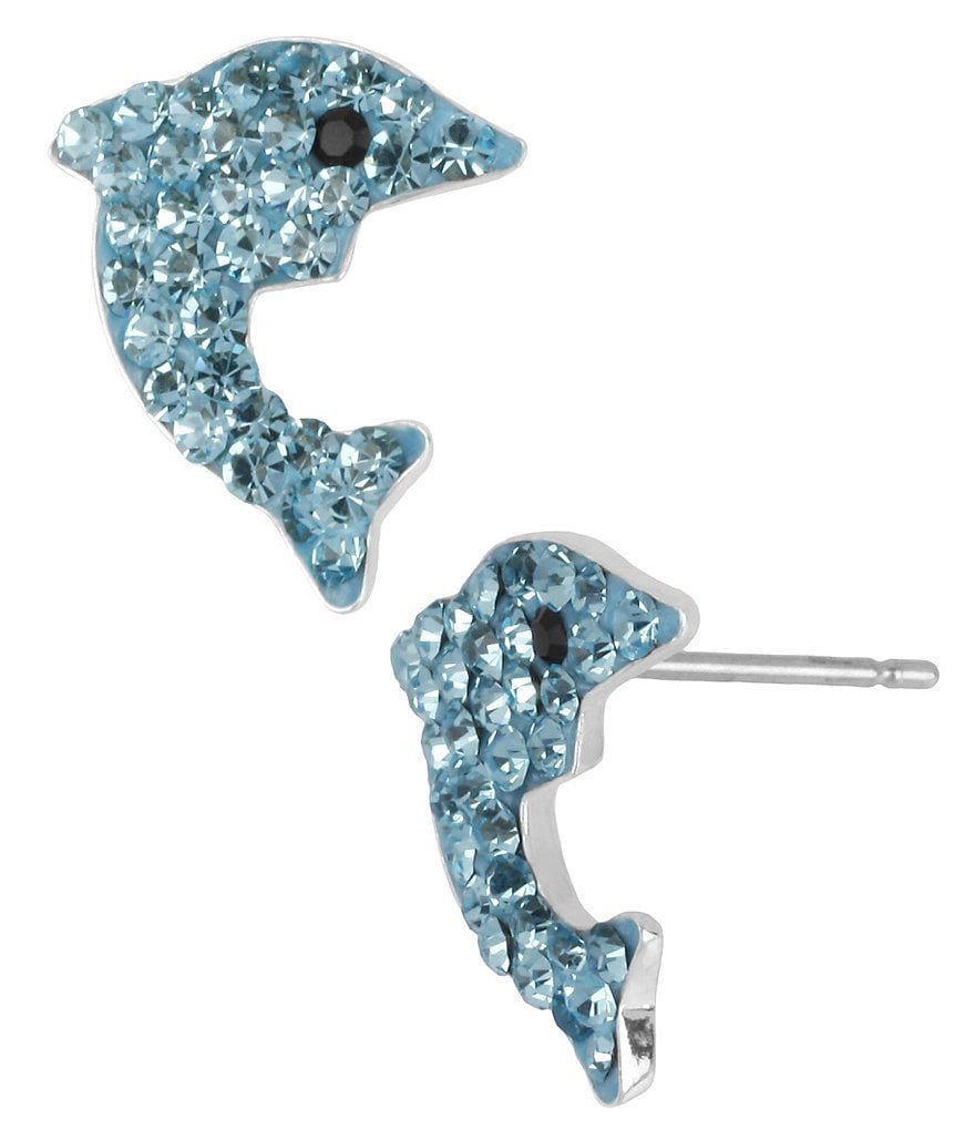 Betsey Johnson Pavé Dolphin Stud Earrings Dillard S Betsey Johnson Pavé Dolphin Stud Earrings