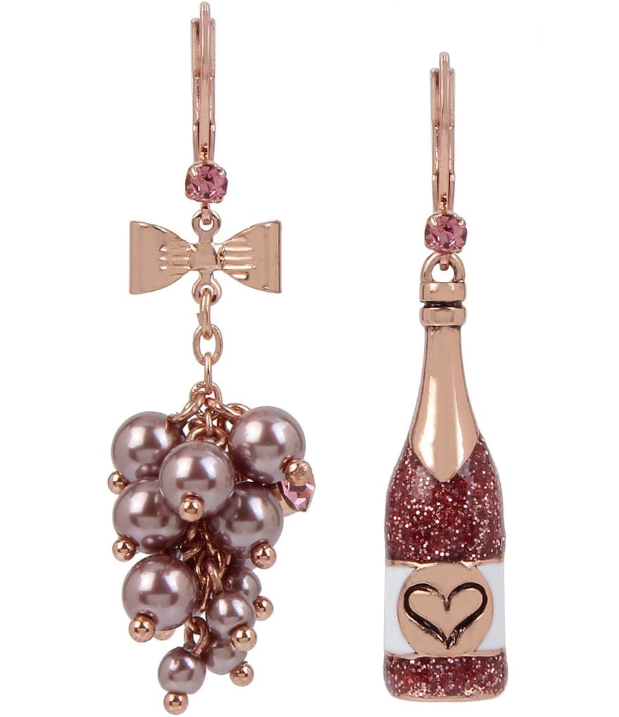 Betsey Johnson NWT Umbrella Japanese Pink Multi earrings - $45