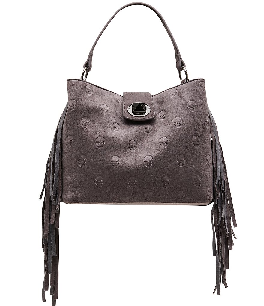 Skully Fringe Bucket Bag