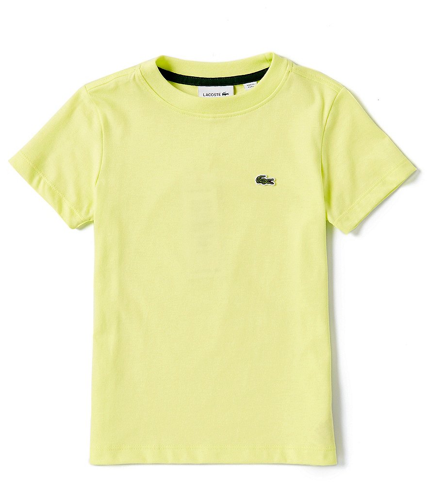 lacoste t shirt yellow