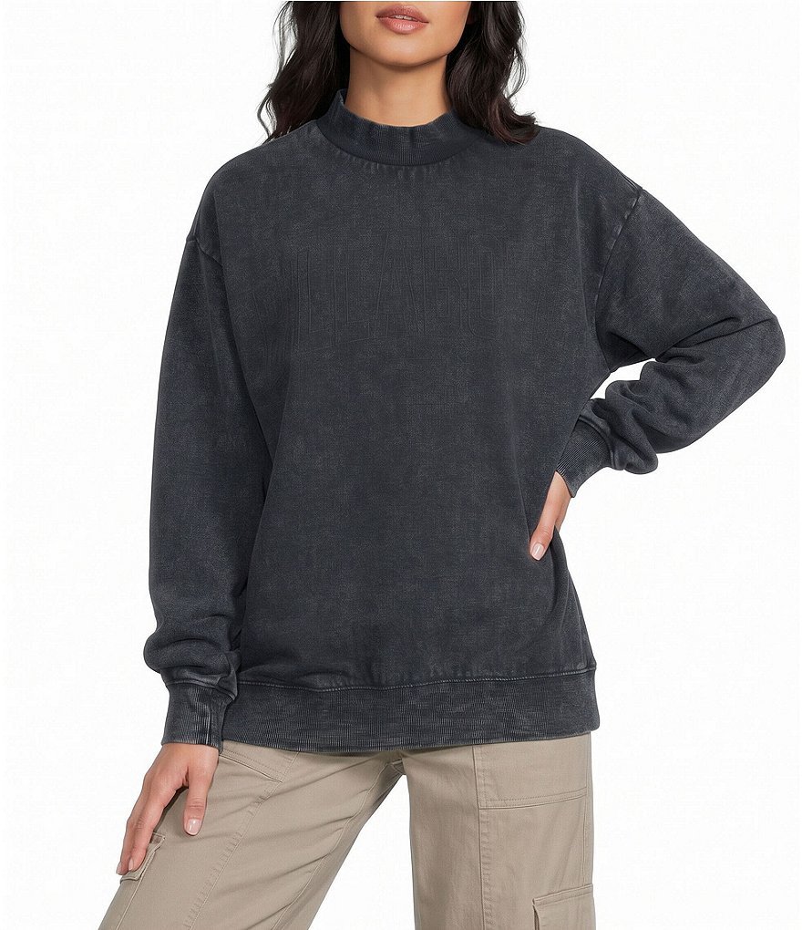 Sunwashed Long Sleeve Fleece Sweatshirt