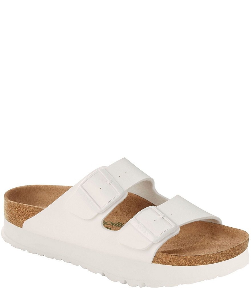 BirkenstockWomen's Arizona Platform Flex Double Buckle Slide Sandals