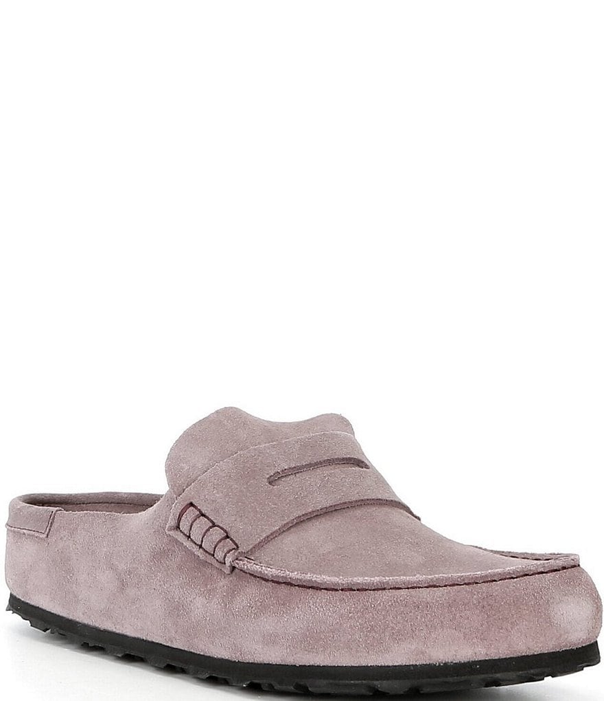 Birkenstock Women's Naples 2.0 Suede Penny Keeper Clogs | Dillard's