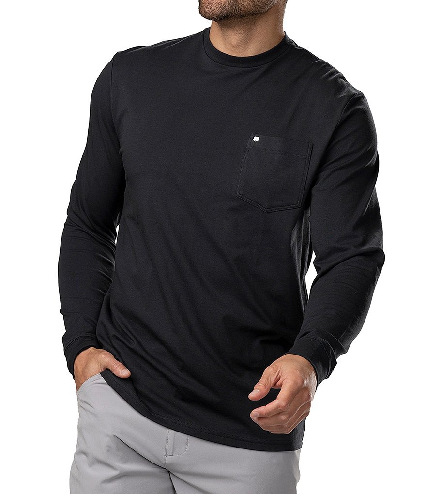 BLACK CLOVER Long Sleeve BC Luxe Pocket T-Shirt | Dillard's