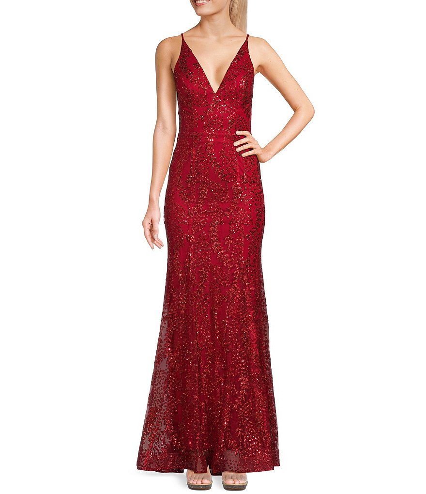 Mermaid prom clearance dresses dillards