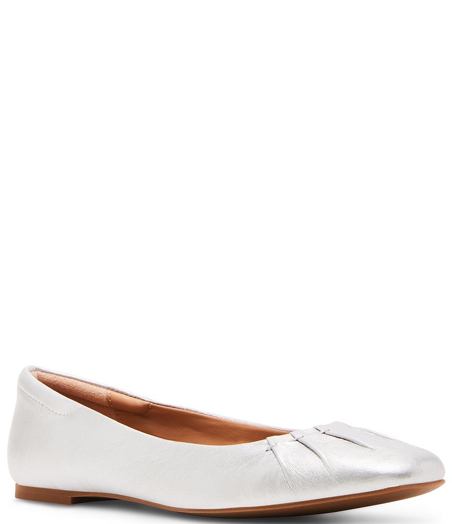 Blondo Jannet Metallic Leather Ballet Flats | Dillard's