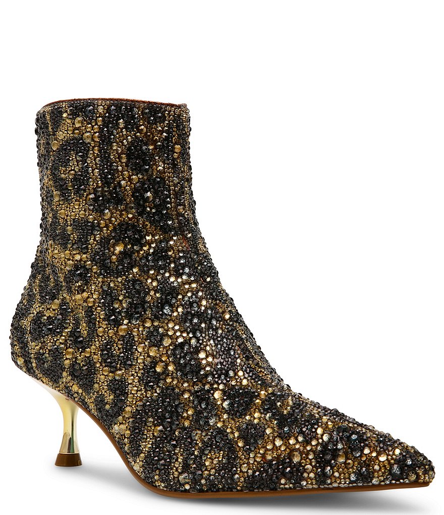 Dillards leopard booties best sale