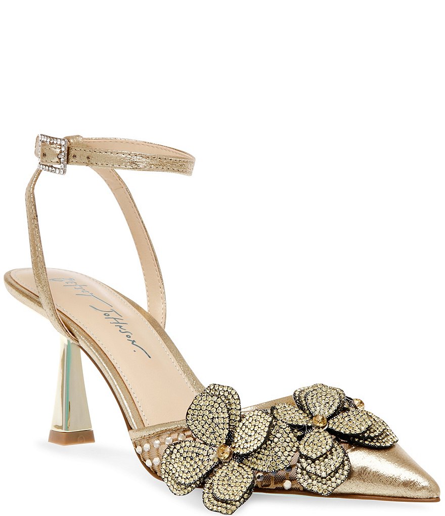 Betsey johnson hot sale flower heels