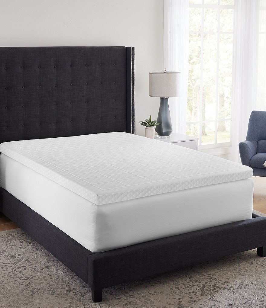 BodiPEDIC 3-Inch Zoned Memory Foam Bed Topper | Dillard's