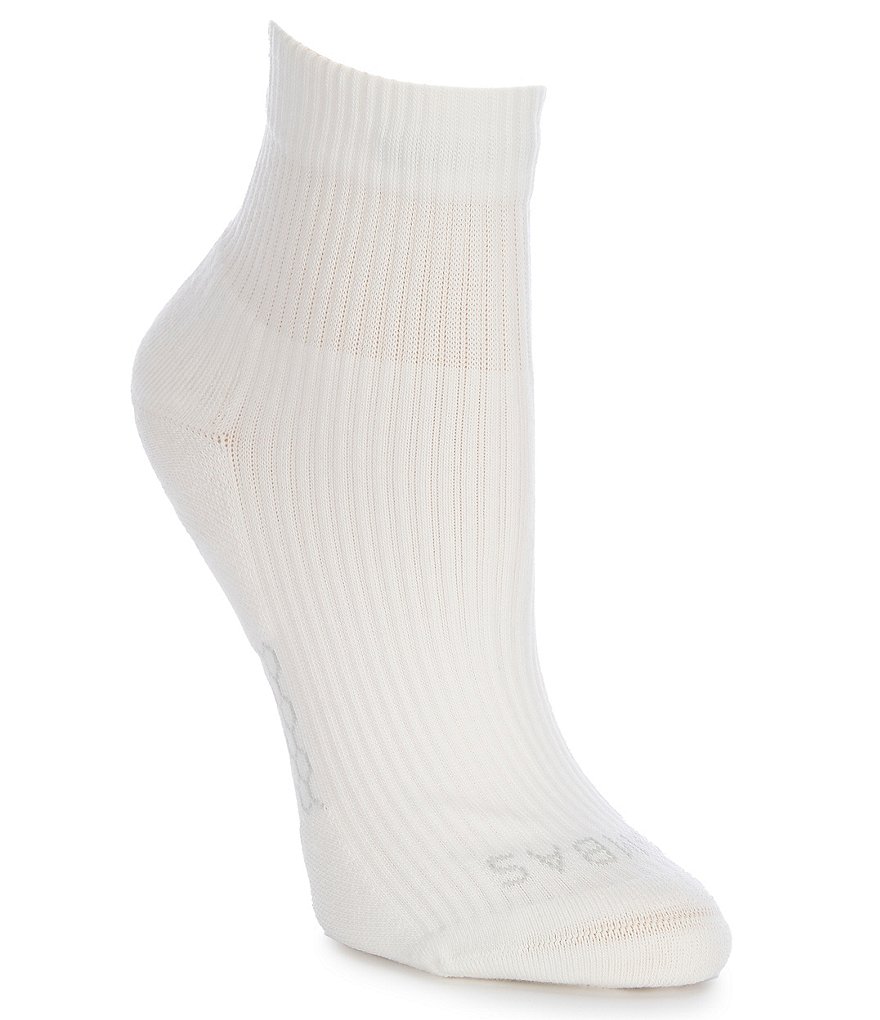 Bombas Two Tone Light Ribbed Quarter Socks | Dillard's