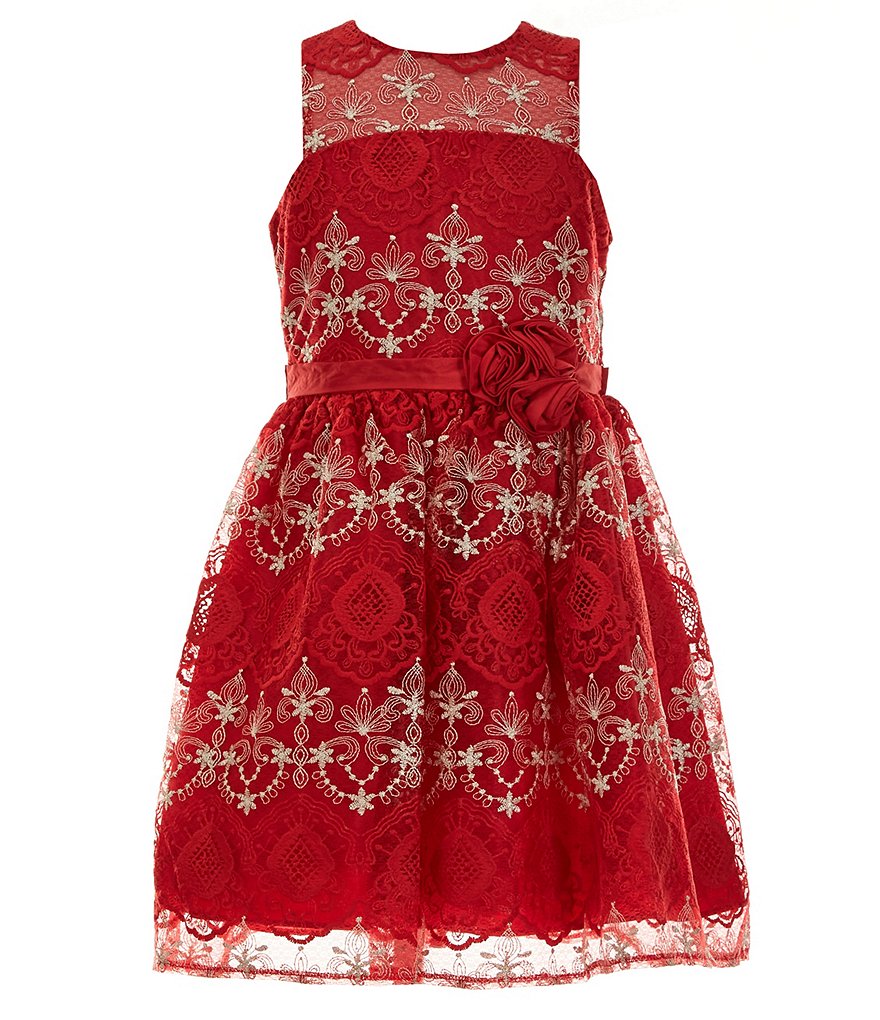 Bonnie jean outlet brocade dress