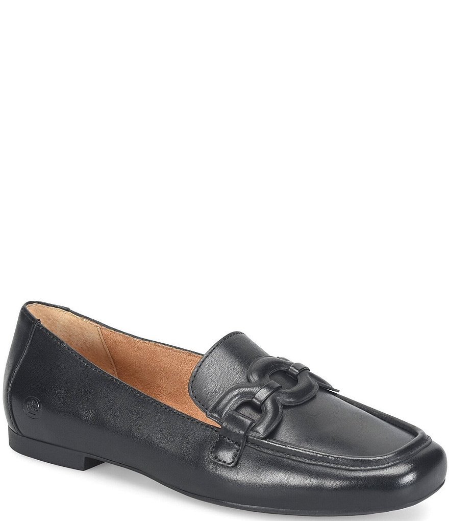 Born Black Leather Lace up Loafers Size 8 BLO6901B Women main image 4