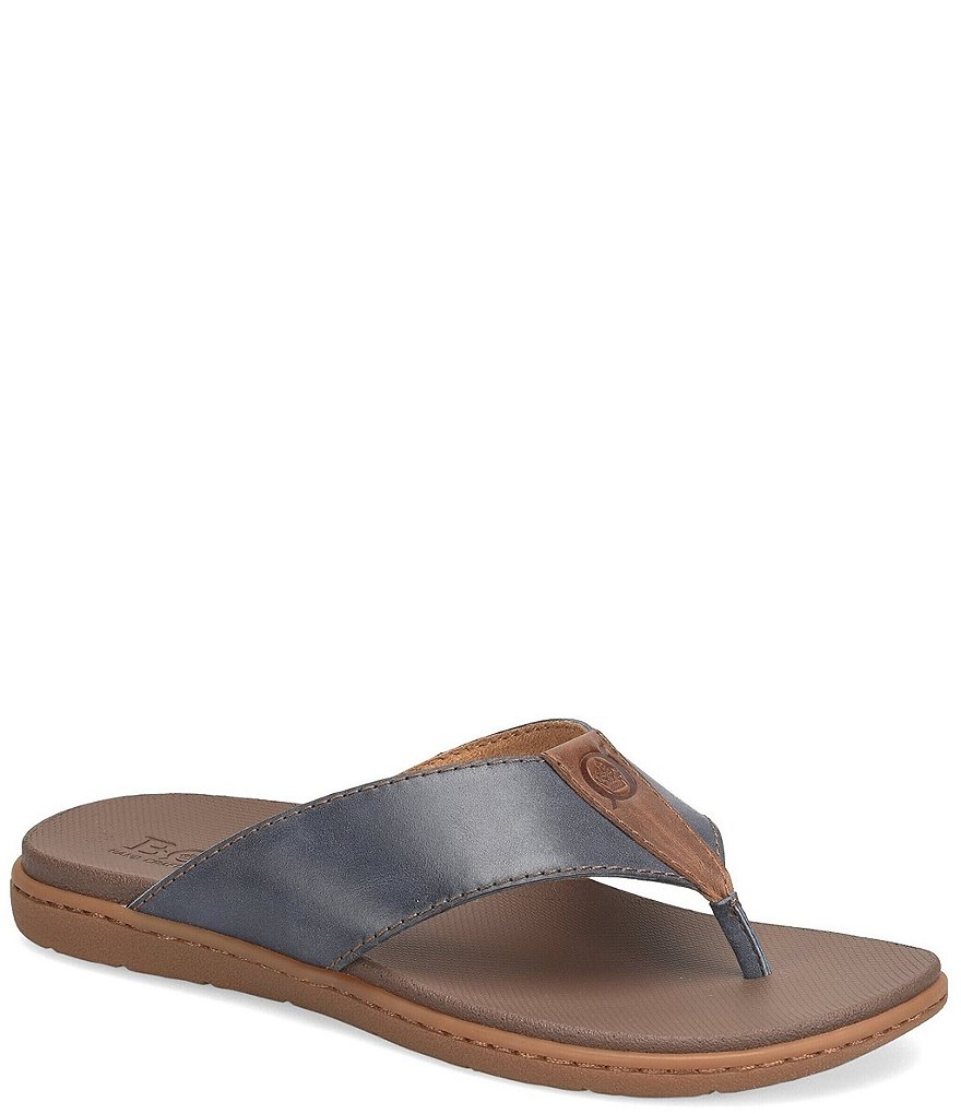 Born Men s Gavin Full Grain Leather Thong Sandals Dillard s