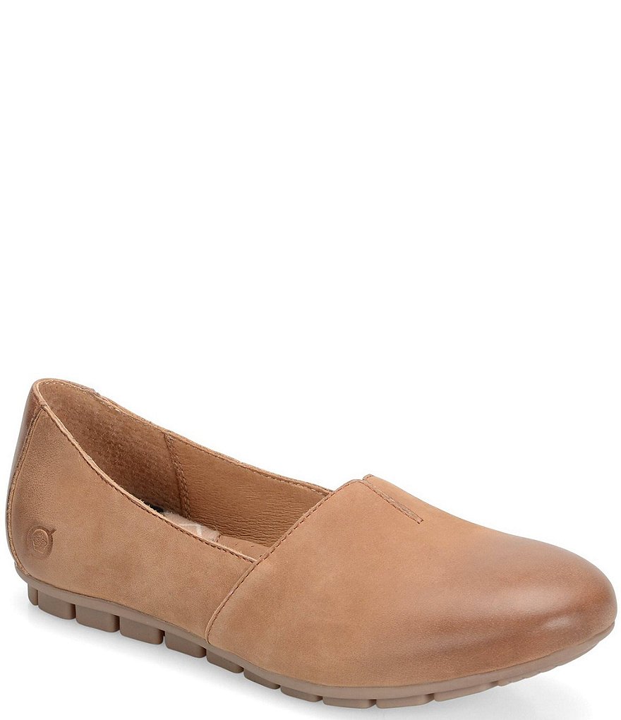 Born Sebra Leather Slip-Ons | Dillard's