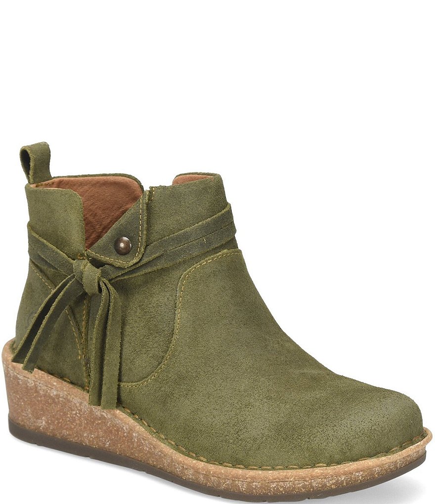 Vince Havana Ankle outlet Booties Military Green 10 New Nwt Women's Suede Notch Block H