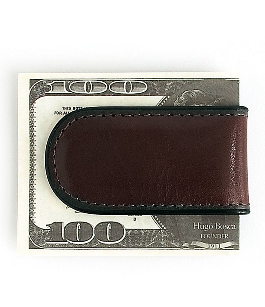 Bosca Magnetic Leather Money Clip | Dillard's