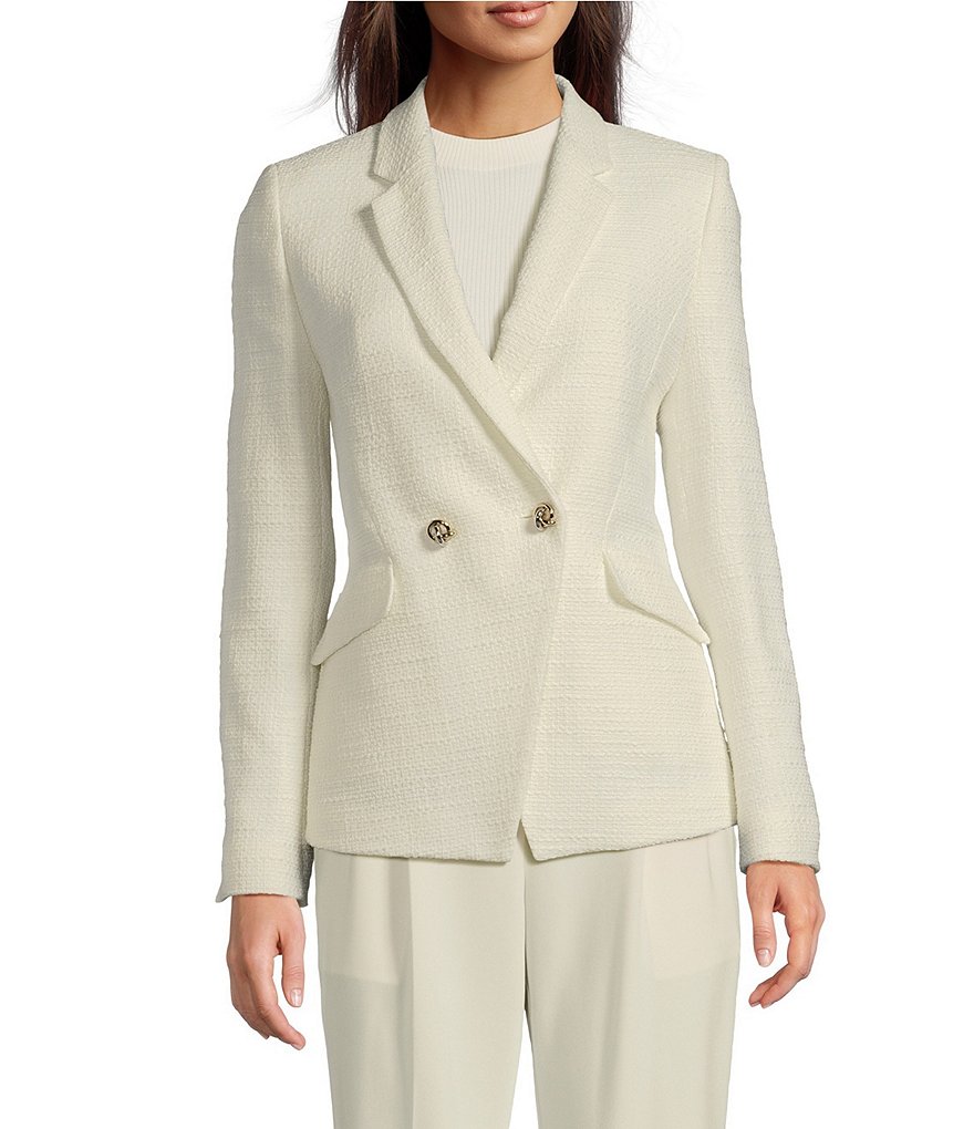 アウターその他 BOSS Woman Blazer White 50537956 100 00000000_zi_e15af6c8-c3d3-4271