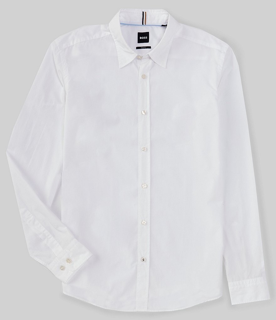 Hugo boss long sleeve shirt clearance sale