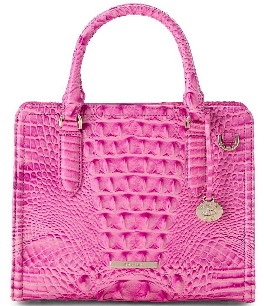 BRAHMIN Candy Pink Melbourne Cami Satchel Bag | Dillard's