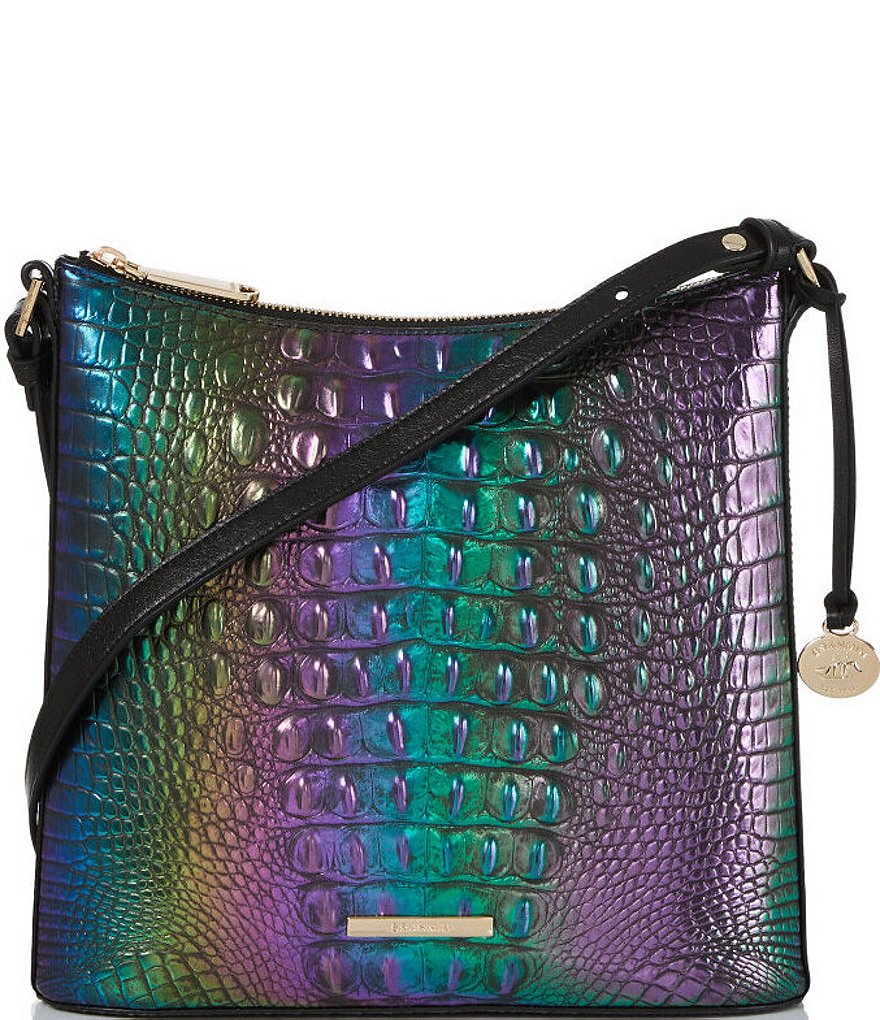 Brahmin Katie Leather Crossbody - Mother of Pearl