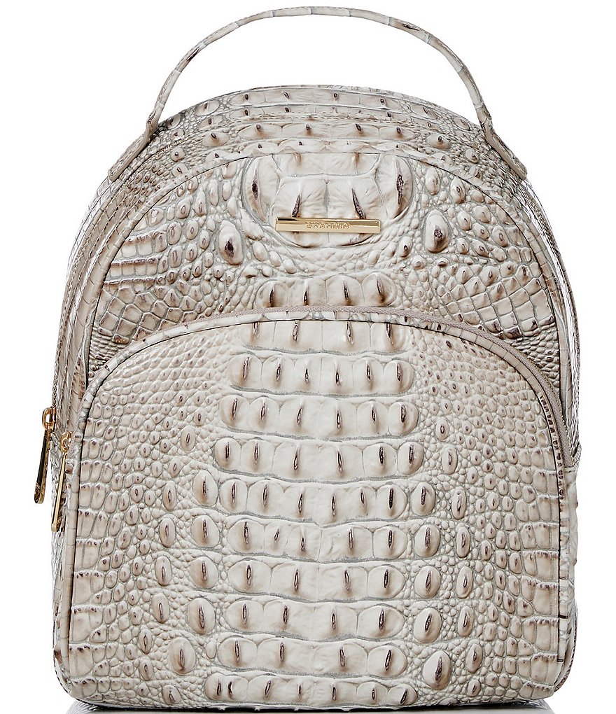 BRAHMIN Melbourne Collection Chelcy Fairest Grey Backpack Dillard s