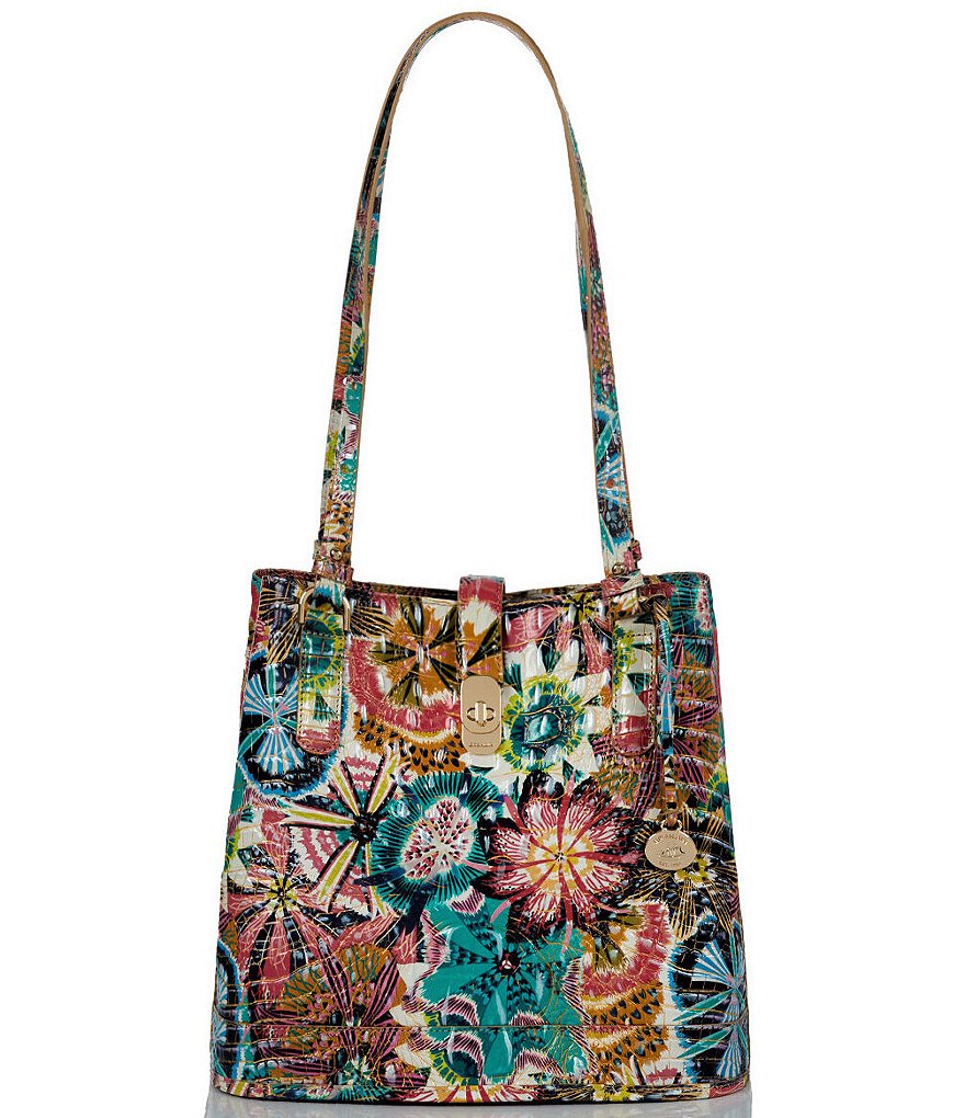BRAHMIN Melbourne Collection Fiora Desert Bloom Bucket Bag | Dillard's