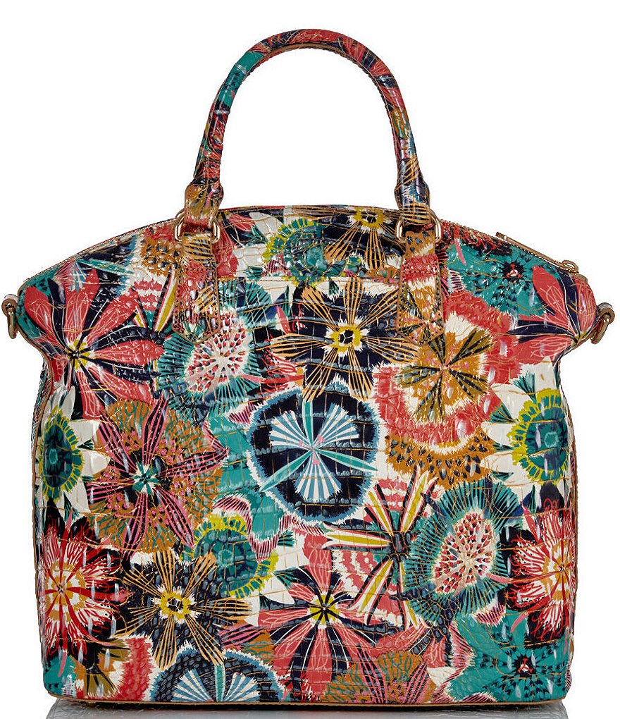 Brahmin Melbourne Large Duxbury Satchel (Desert Bloom) Handbags - Yahoo  Shopping
