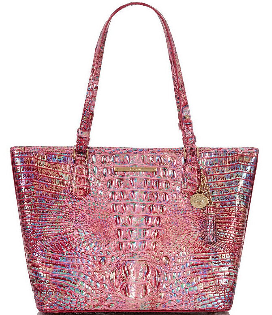 Brahmin medium asher 2025 melbourne embossed leather tote