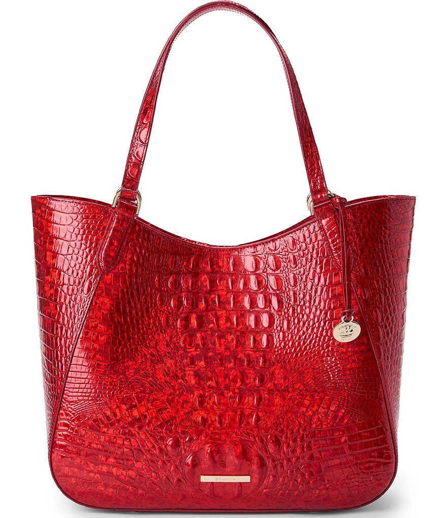 BRAHMIN Melbourne Collection Red Opal Aliza Tote Bag | Dillard's