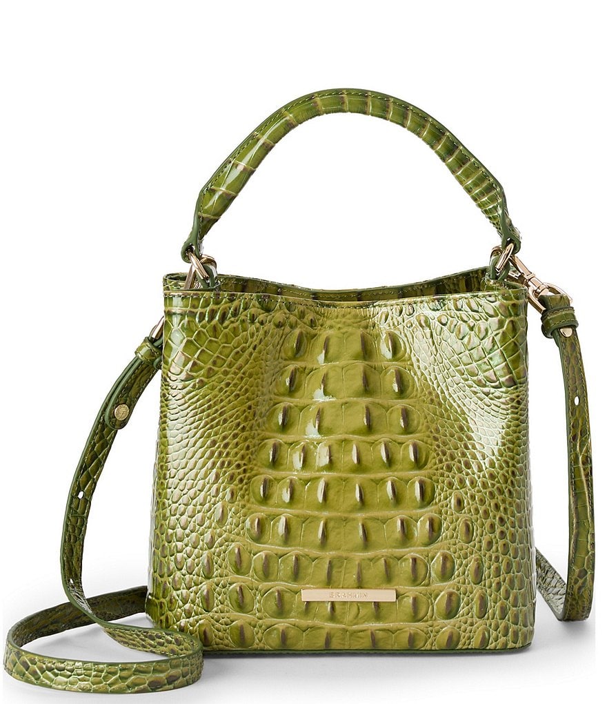 BRAHMIN Olive Melbourne Collection Mini Amelia Top Handle