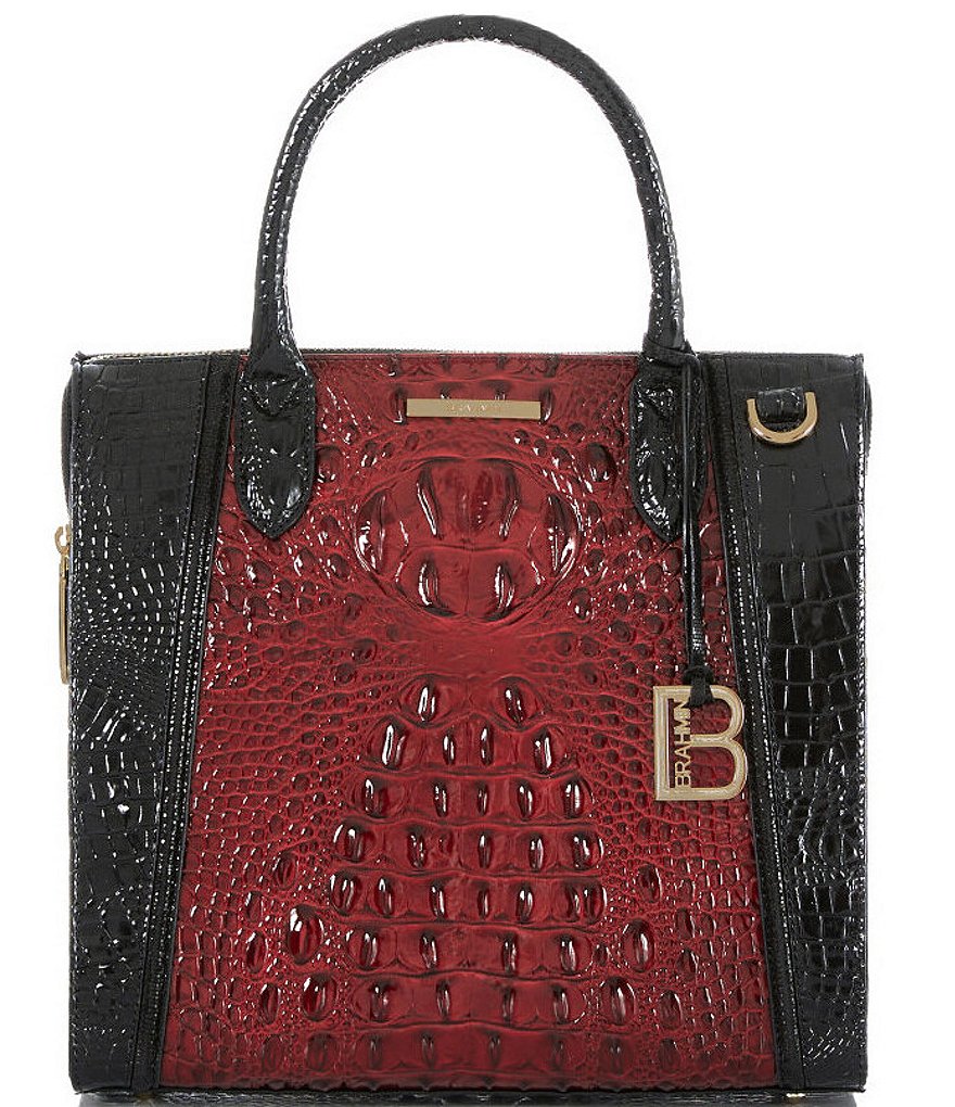 BRAHMIN JeanMarie Collection Contour Caroline Satchel Bag